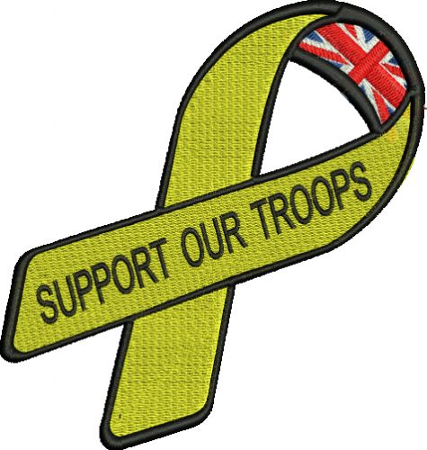 Support Our Troops Embroidered Badge